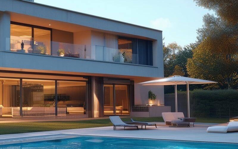 villa immobilière luxe